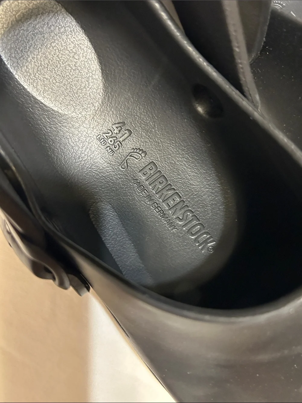 Birkenstock Black EVA Slip-On Sandals with Heel Strap
